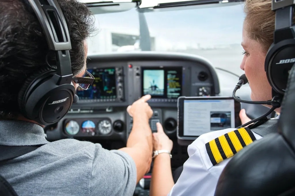 Cirrus SR22 during flight training